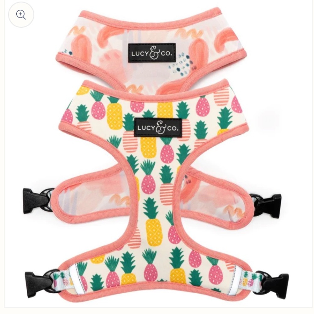 Lucy & Co POOLSIDE CHILLIN reversible harness (M)